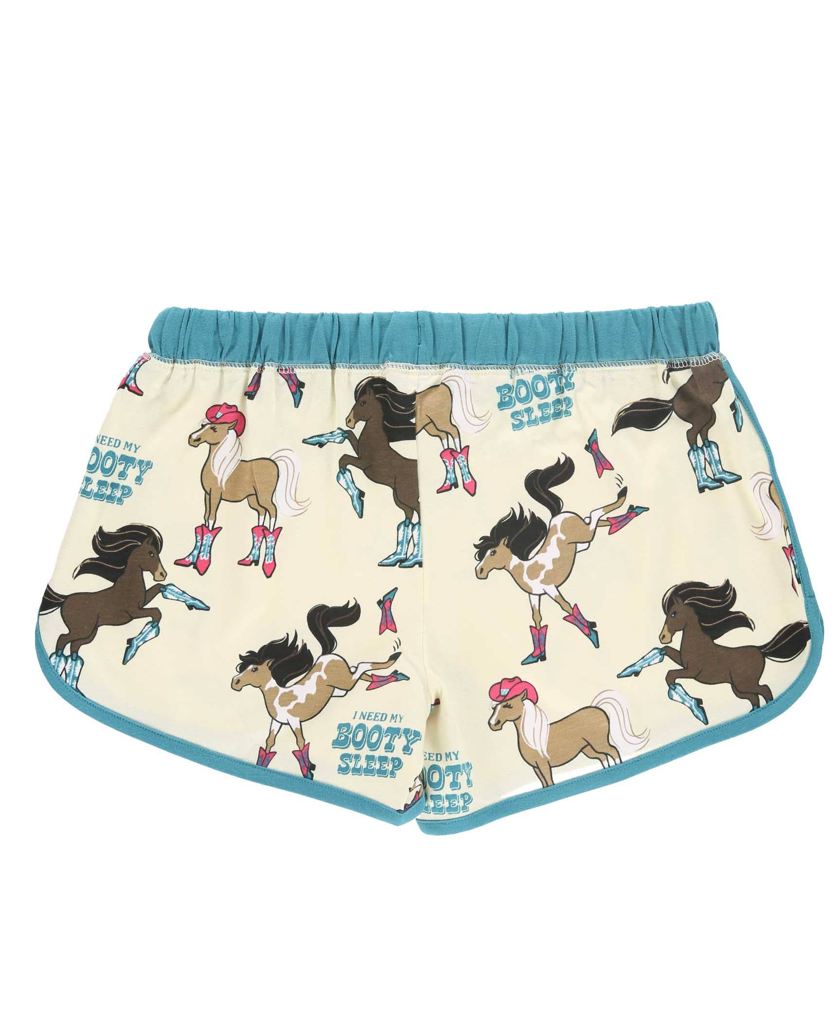 Lazy One - Wholesale Sleepwear Bottom - Women's - Booty Sleep Blue Women's PJ Shorts1