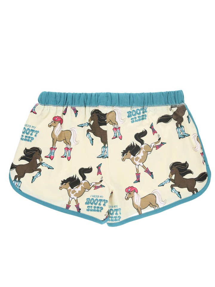 Lazy One - Wholesale Sleepwear Bottom - Women's - Booty Sleep Blue Women's PJ Shorts1