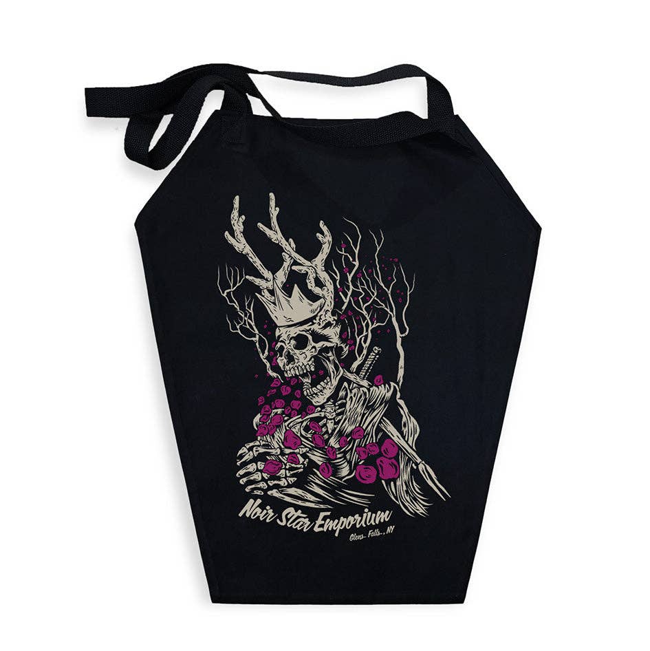 Noir Star Emporium - Wholesale Tote Bag - Women's - Spring in Bloom King Noir Coffin Tote Bag0