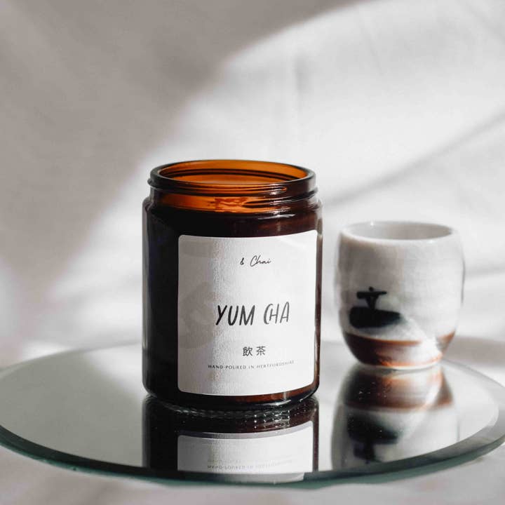 Yum Cha 飲茶 Soy Candle | Black Tea & Cocoa Scent for wholesale by & Chai