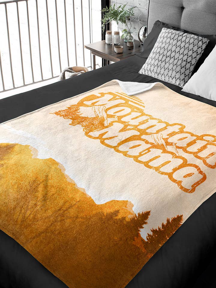 Coperta Minky Country Girl® Mountain Mama 50" x 60" per la vendita all'ingrosso da parte di Country Girl Store