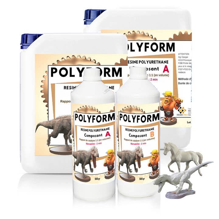 RESINPRO - Wholesale Craft Supplies - Resin Pro - 1 KG POLYFORM Polyurethane Casting Resin