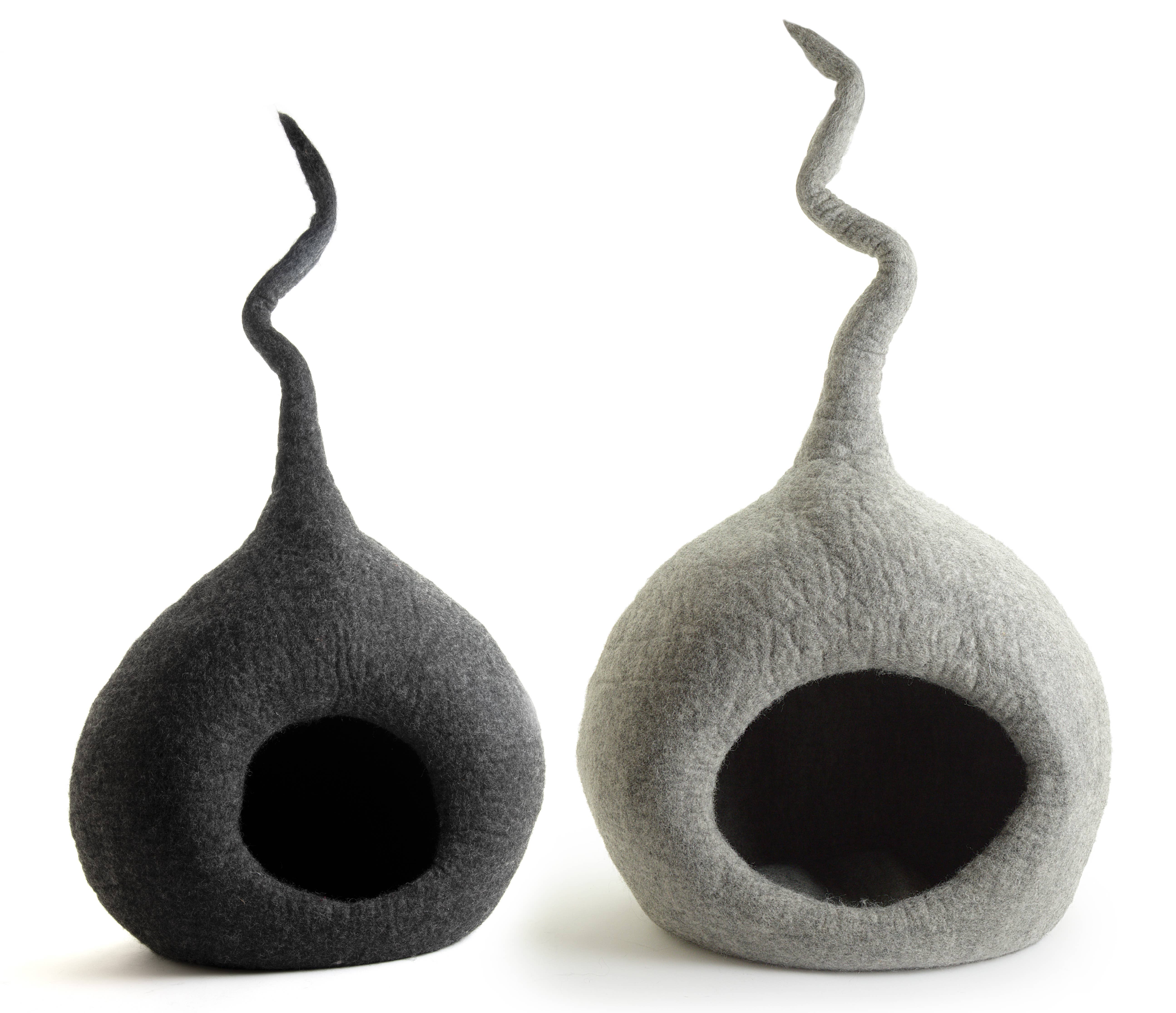 CBC DESIGNS – Großhandel Haustierhöhle – Katze/Hund – CBC Pets Einzigartiges Katzenhöhlenbett Groß – 100 % Wollfilz, handgefertigt5