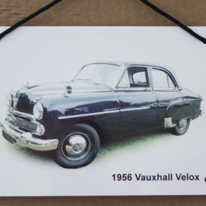 Vauxhall Velox 1956 - Metal Plaque (8.25 x 5.75in) for wholesale by Witherden's Workshop