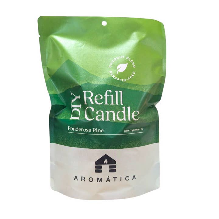 Zero-Waste Candle Refill Pouches – Aromática Scented Candles for wholesale by Bluecorn Candles