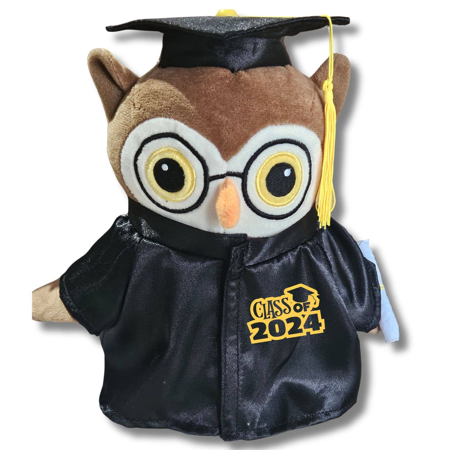 Soft Stuff Creations, Inc. - Wholesale Stuffed/Plush Toy - Kids & Baby - 8" Brown Grad Owl Plush4