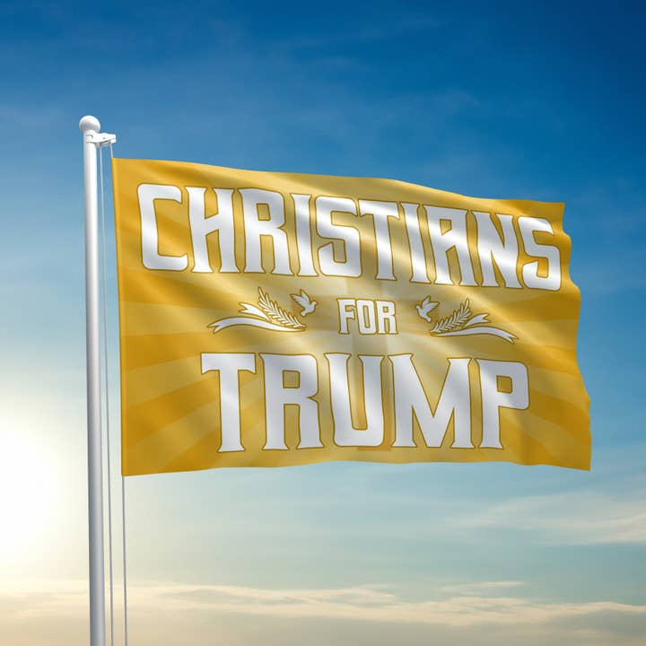Christians For Trump Flag for wholesale by I Love My Freedom