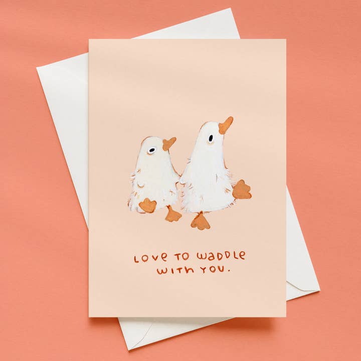 vagga med dig | vykort för wholesale av Lara Hacker Illustration