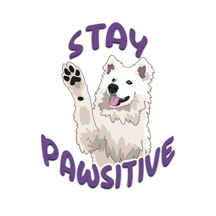 Stay Passitive - Adesivo por atacado de Fuzzbutt Boutique LLC