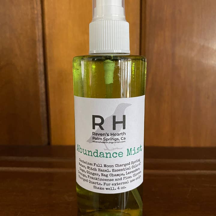 Raven’s Hearth - Wholesale Room & Linen Spray - Abundance Mist | Manifestation | Room & Body Spray4
