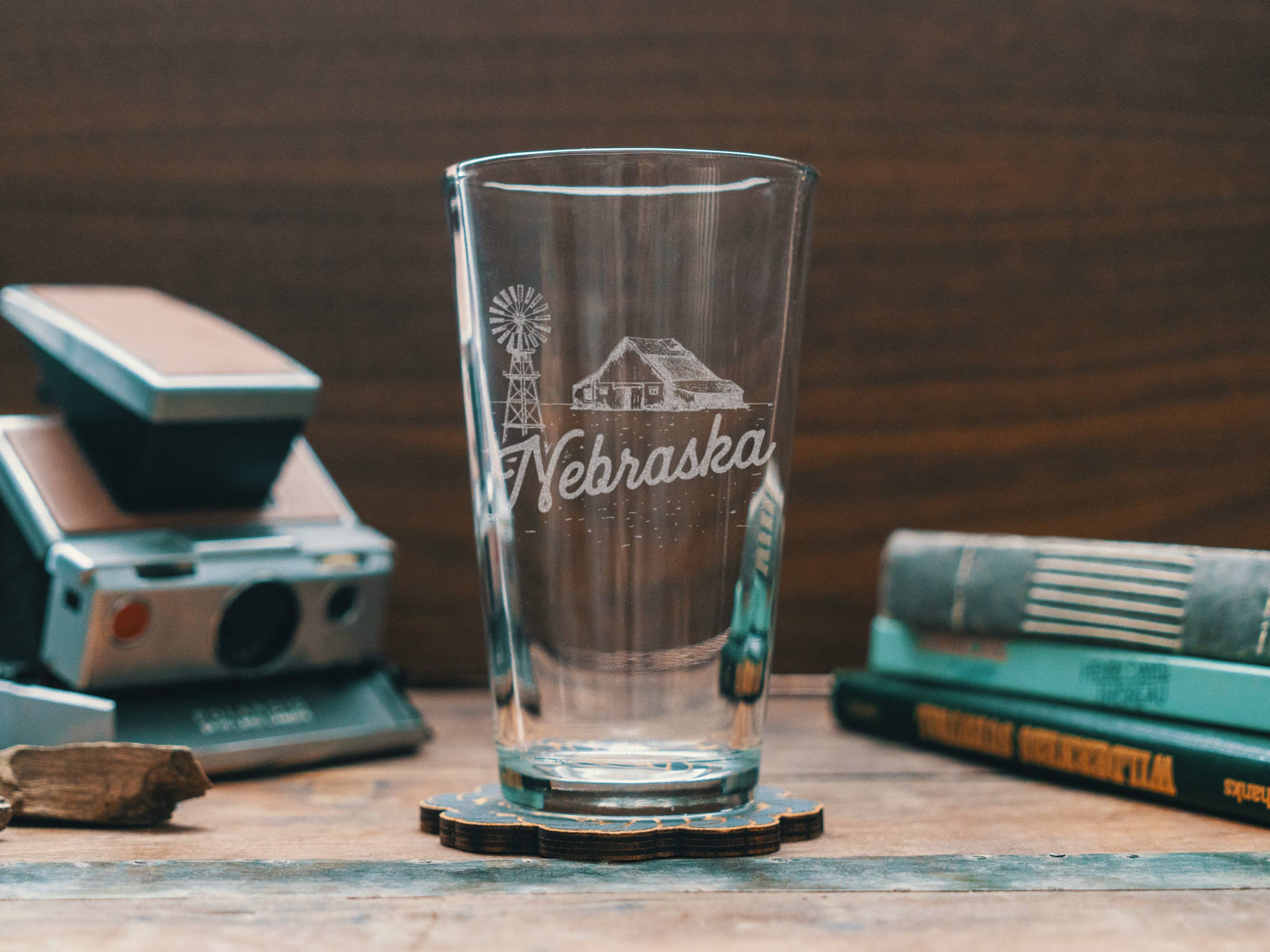 Benoit's Design Co. – Großhandel Cocktail-/Schnapsglas – Trinkgläser des Bundesstaates Nebraska1