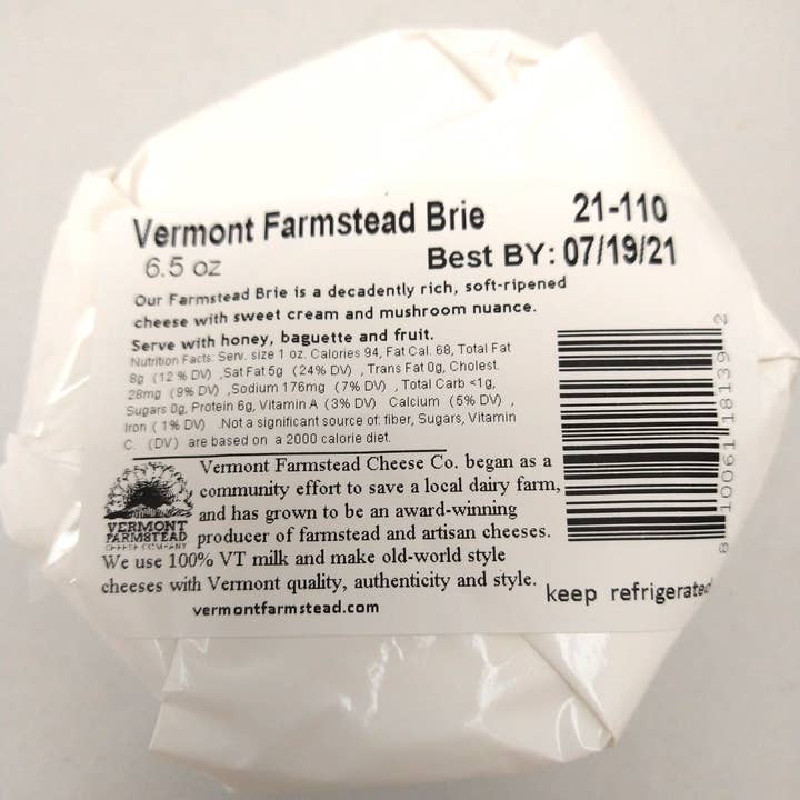 Vermont Farmstead Cheese Co. - Wholesale Cheese - Vermont Brie