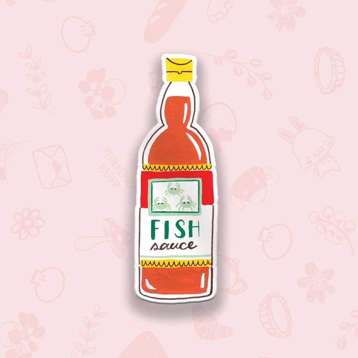 Fisksås Vinylklistermärke för wholesale av Pineberry Paper