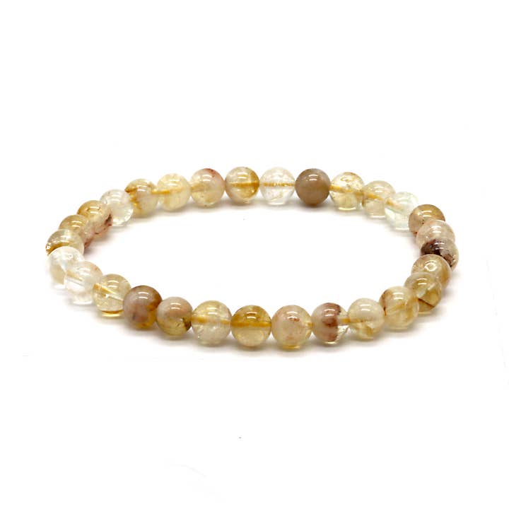 Citrine Bracelet (6mm) for wholesale by Designs by Deekay Inc.