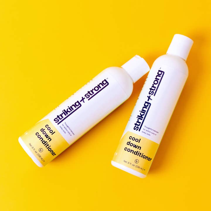 Cool Down Conditioner for textured hair, active lifestyles for wholesale by Striking + Strong