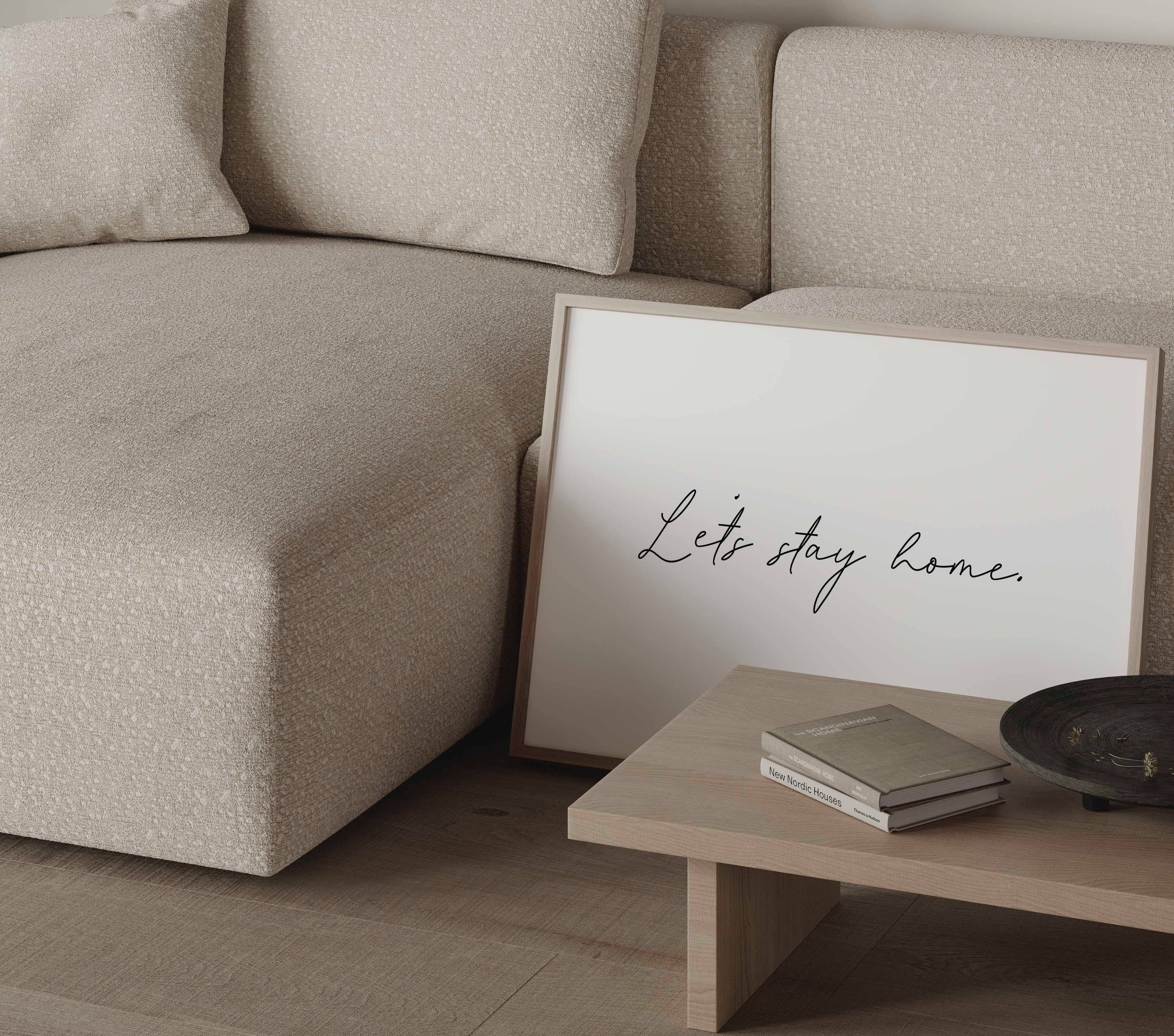 D'LUXE PRINTS - Wholesale Art Print - Let's Stay Home Print7