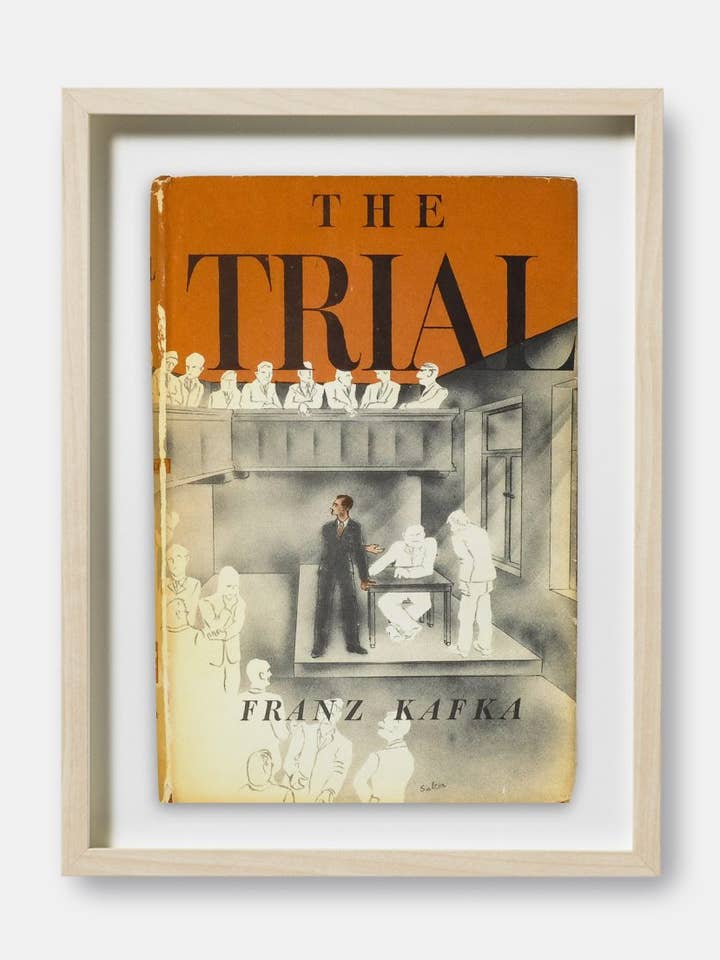 A Julgamento da Tempestade por Franz Kafka Capa de Livro Impressa por atacado de The Curious Desk