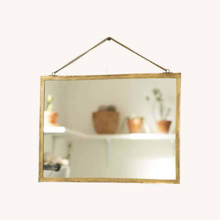 Brass Mirror for wholesale by Civil Alchemy