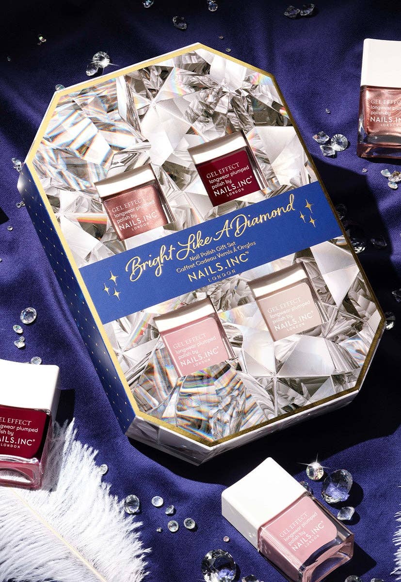 Beauty Goddess – wholesale Nail polish set – Nails Inc. Bright Like A Diamond 4-Piece Nail Polish Gift Set3