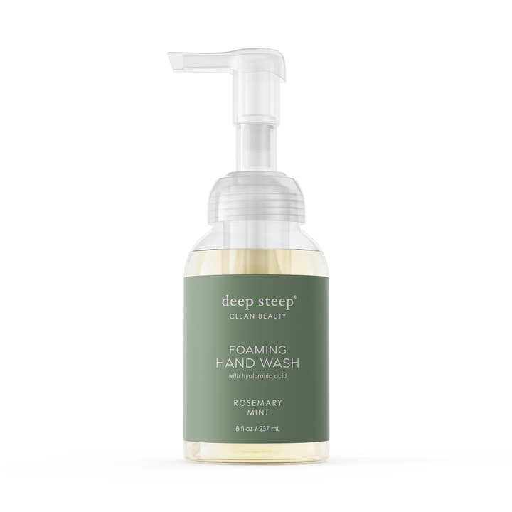Deep Steep Clean Beauty - Wholesale Hand Soap/Wash - Foaming Hand Wash - Rosemary Mint 8oz