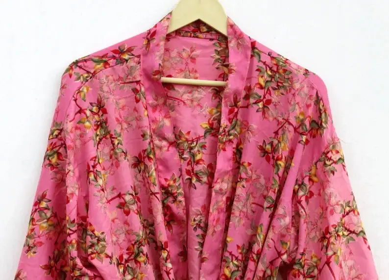 GYPSY STUDIO – wholesale Kimono – Women's – Indian Silk Kimono Crepe Silk Kimono Sari Kimono Festival 5