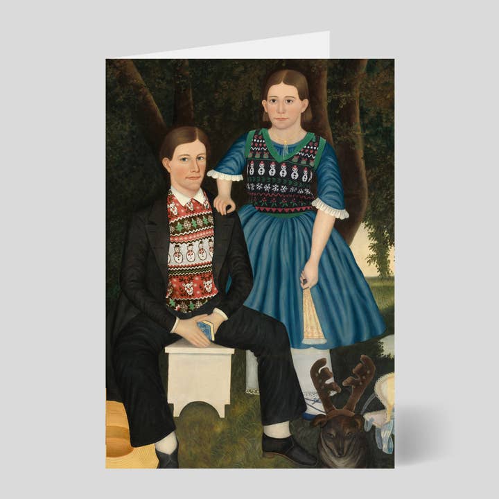 Haus of Lucy Julekort - Julejumperdag for engroshandel hos Art on a Postcard