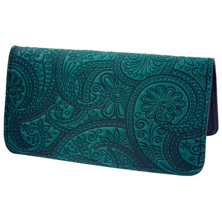 Checkbook Cover | Paisley for wholesale by Oberon Design