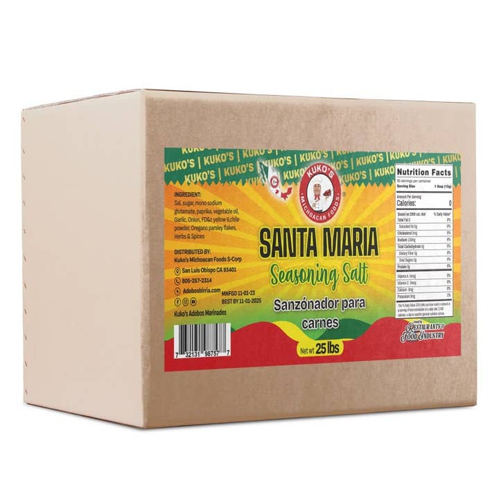 Steak de viande tout usage au sel assaisonné Santa Maria pour la vente par Kuko's adobos marinade sauce and seasoning