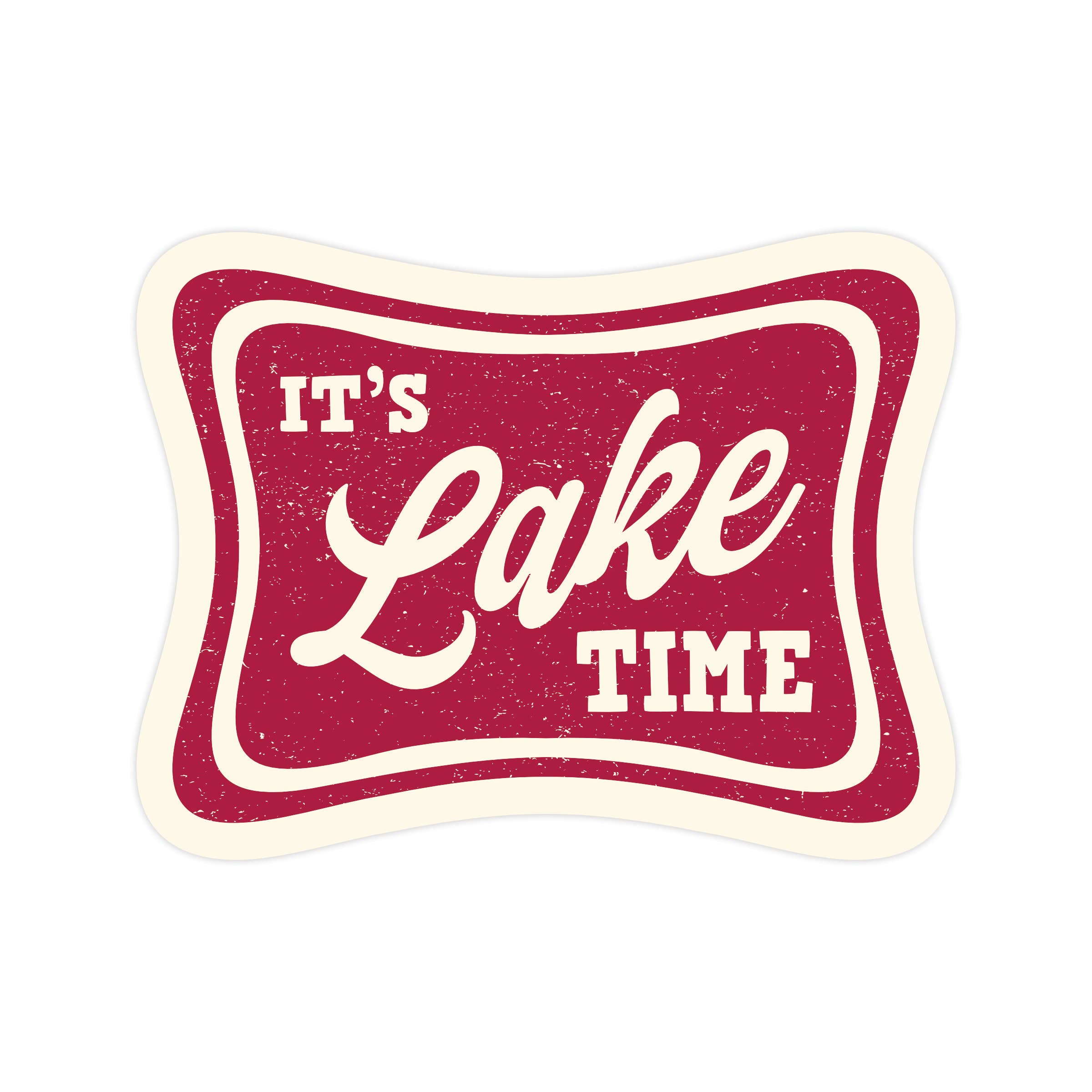Juju and Moxie - Wholesale Sticker - Lake Float Summer Boat Drink High Quality Vinyl Sticker