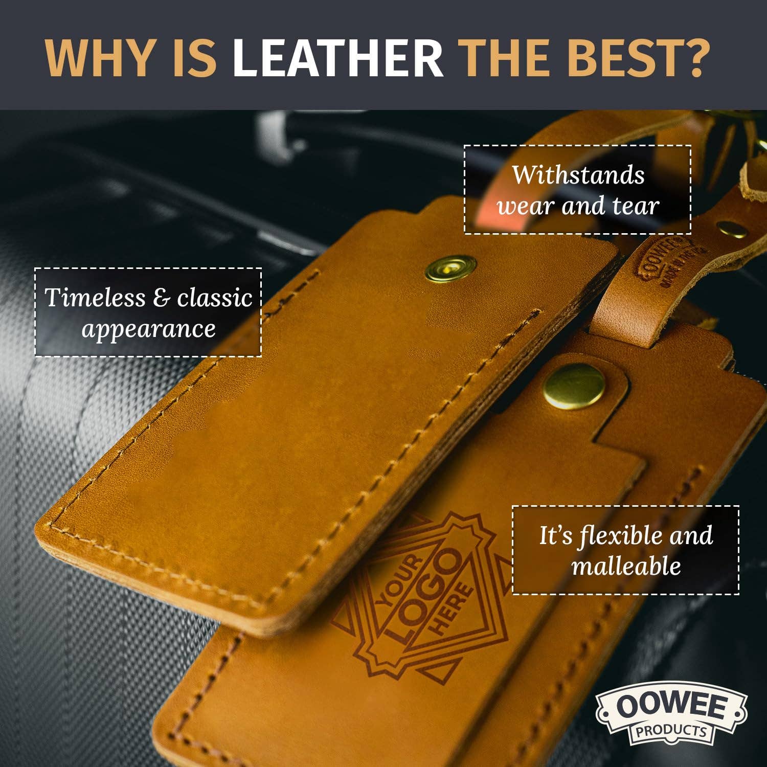 Oowee Products - Wholesale Luggage Tag - Custom Snap Luggage Tag7