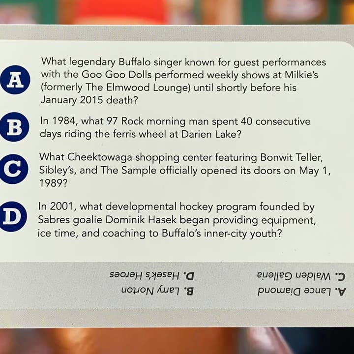 You Gotta Know Games - Wholesale Card Game - You Gotta Know Buffalo Hometown - Trivia Game (6)4