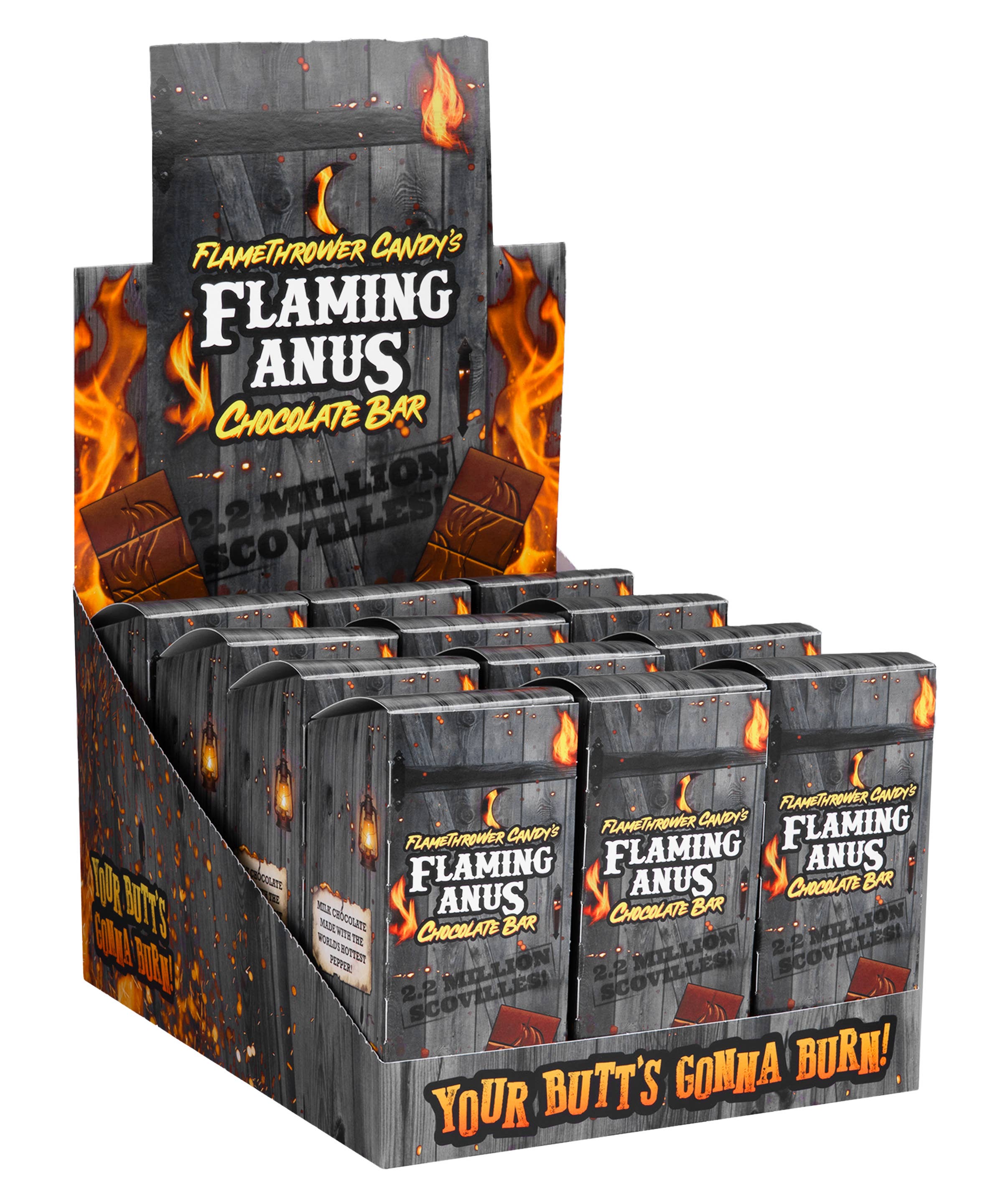Vat19 - Wholesale Chocolate Bar - Flaming Anus Chocolate Bar4