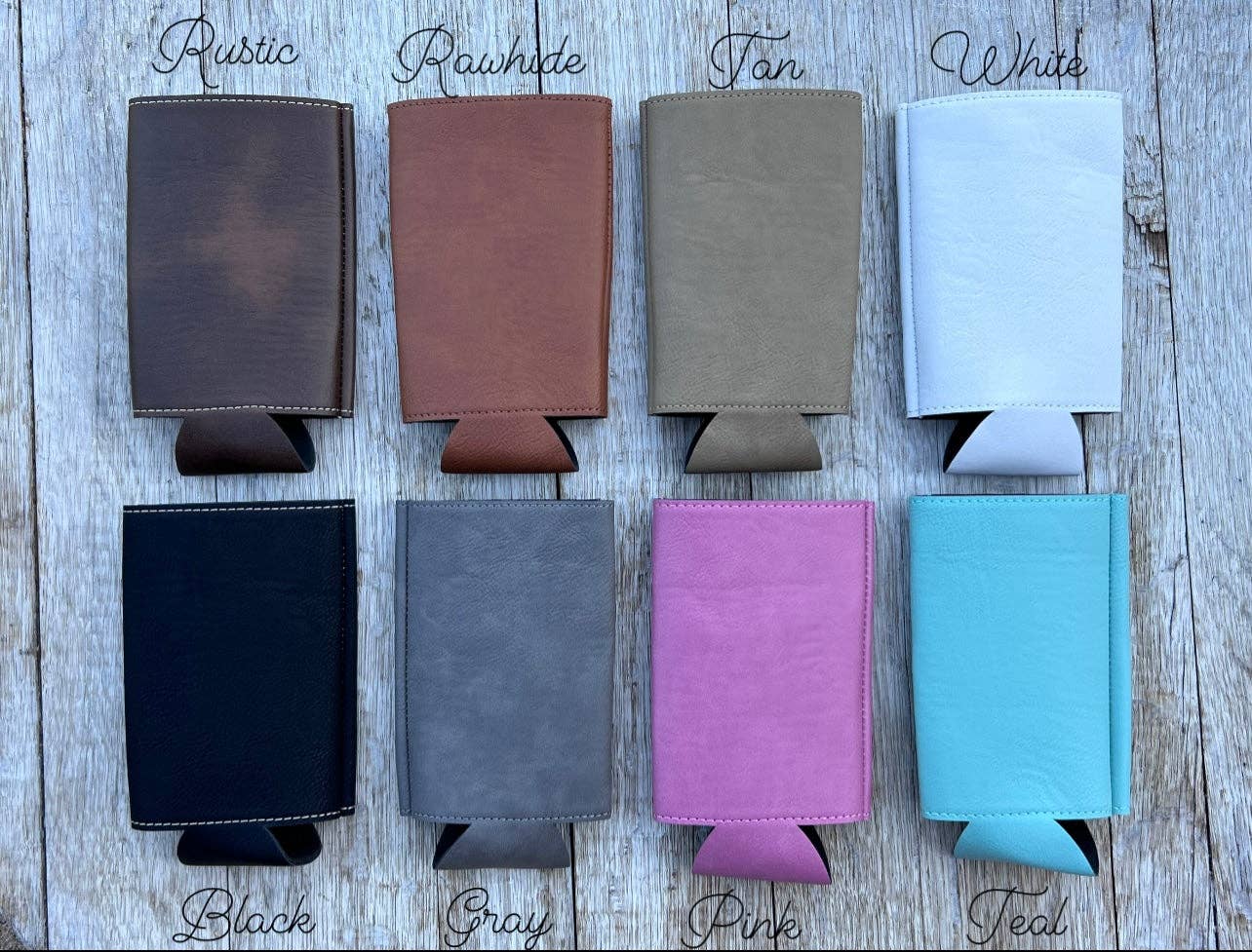 KW Custom Creations - Wholesale Drink Huggers & Koozies - Leatherette Slim Koozie8