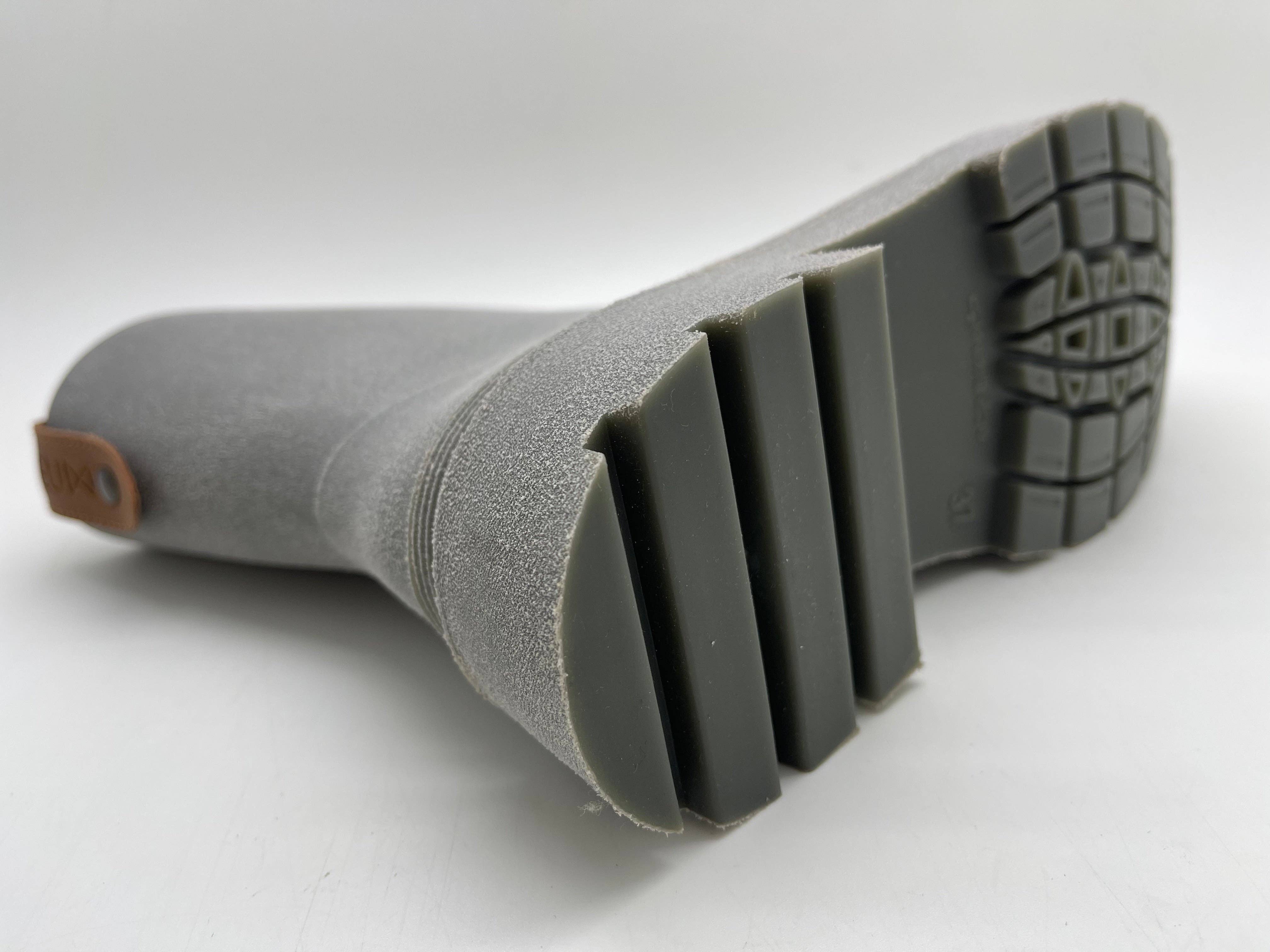 nat-2™ Bio Boot grey green vegan | 100% waterproof biodegradable rainboots for wholesale on Faire18