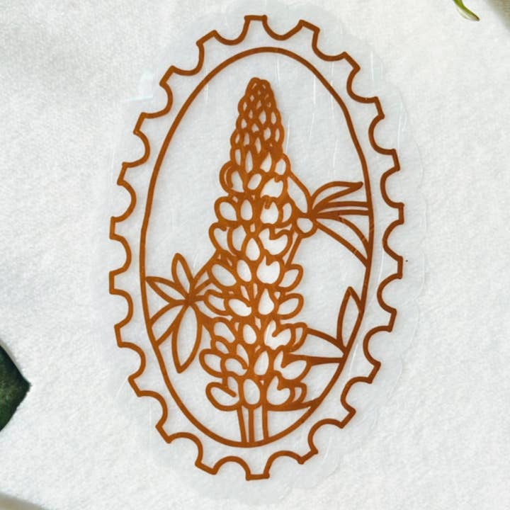 Prismatic Kitty - Wholesale Suncatcher - Lupins Suncatcher Sticker | Wildflower Window Cling | Gift3