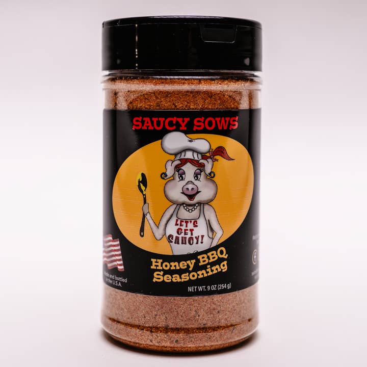 Honey BBQ Seasoning 9oz / Case of 12 units for wholesale by Saucy Sows