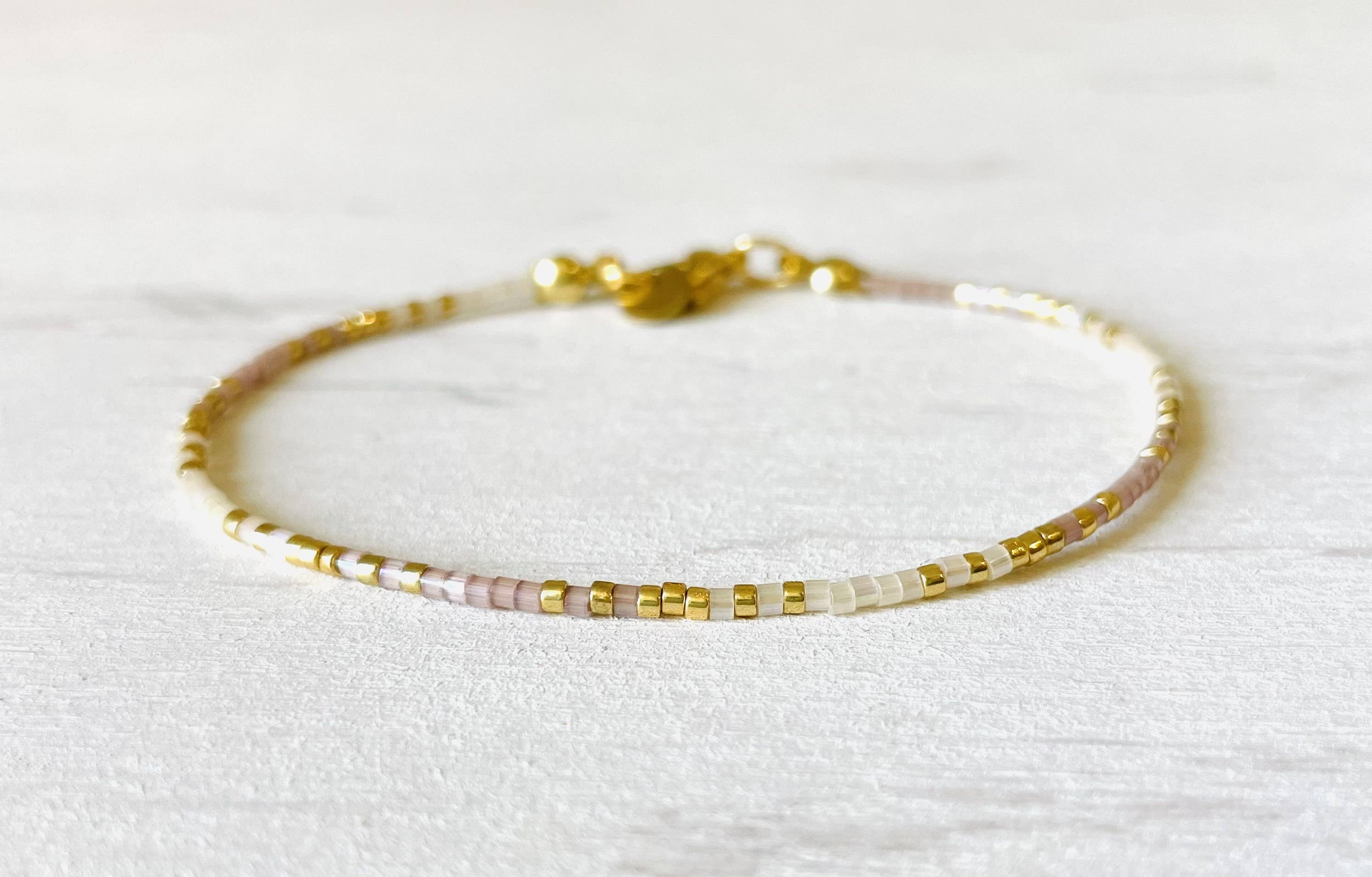 Atelline – wholesale Beaded bracelet – Stainless steel women's bracelets, bead bracelets N0141