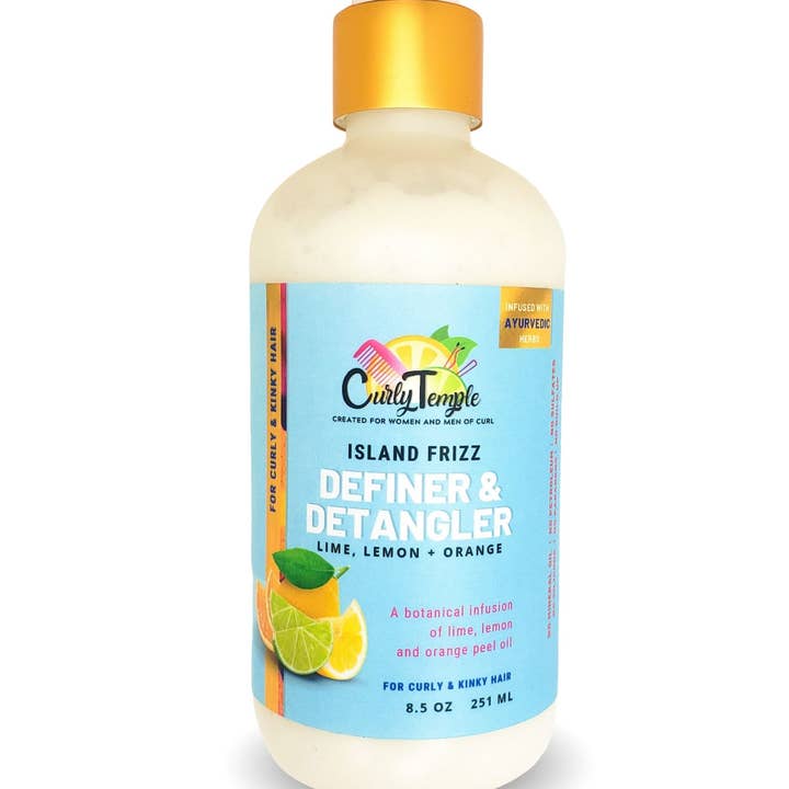 Curly Temple - Wholesale Hair Styling Gel/Mousse - Island Frizz Anti Frizz and Detangler