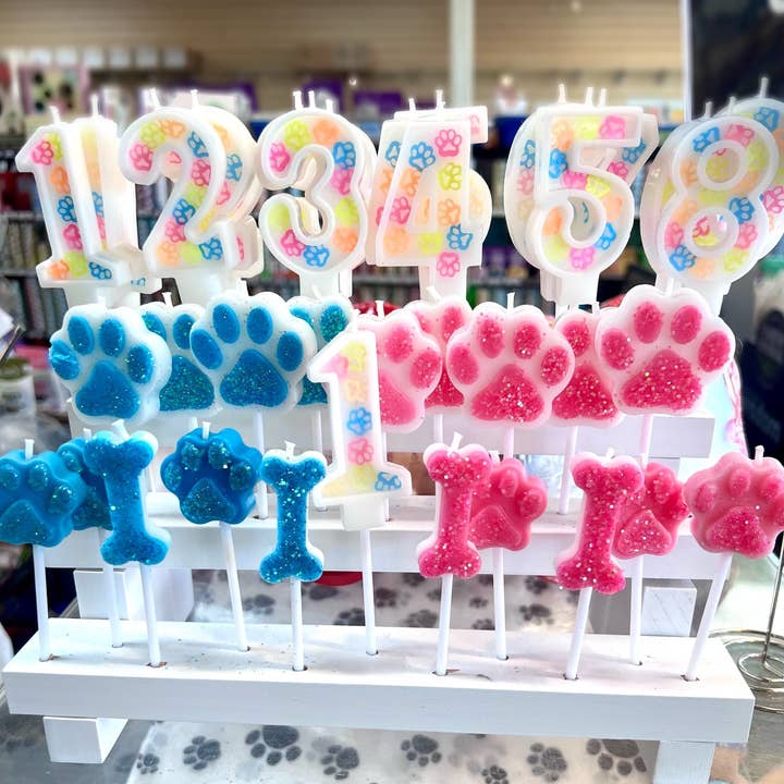 Riley Roo Candles - Wholesale Cake Candle - Dog Birthday Party Candle | Pet Themed Cake Candles