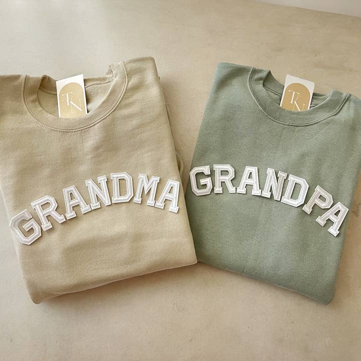 Threads And Needles, INC. - Wholesale Sweatshirt - Unisex - Grandma Sweatshirt, Grandpa Sweatshirt, Grandma and Grandpa