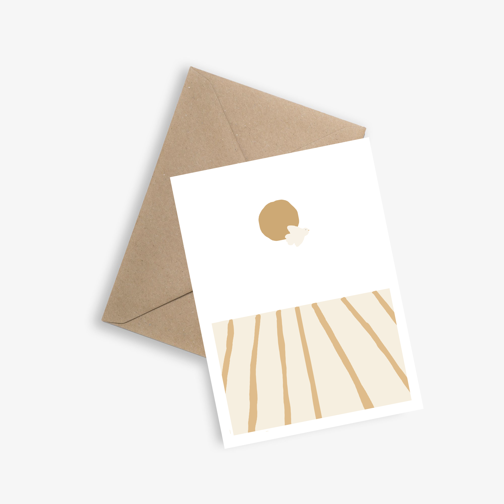 LE PAPIER GRAPHIQUE - Wholesale Sympathy Card - Towards the Horizon - Condolence and Mourning Card0