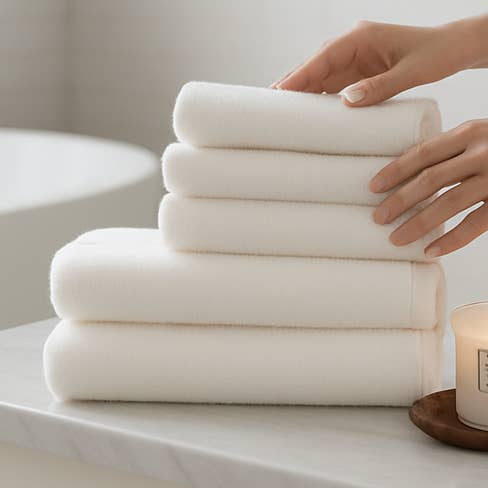 100% Organic Bath Towels - Sustainable - GOTS Certified for wholesale by Vaurna