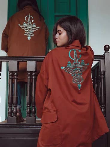 TAZERZIT ruggine/turchese per la vendita all'ingrosso da parte di Keswa