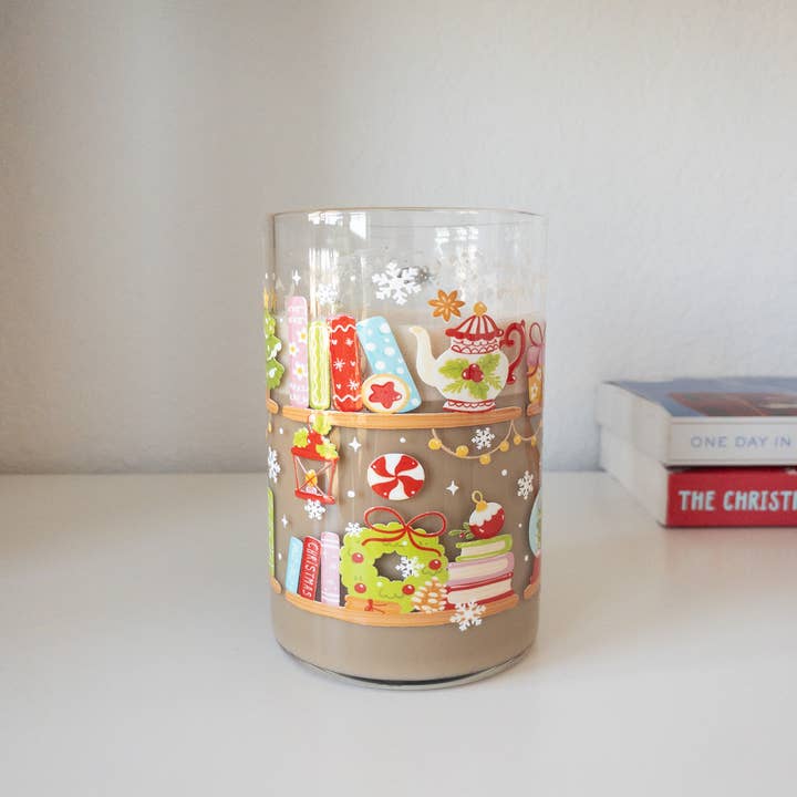 Be Bold Stay Bold – wholesale Coffee mug – Holiday Book Lover Glass Mug — 18 oz
3