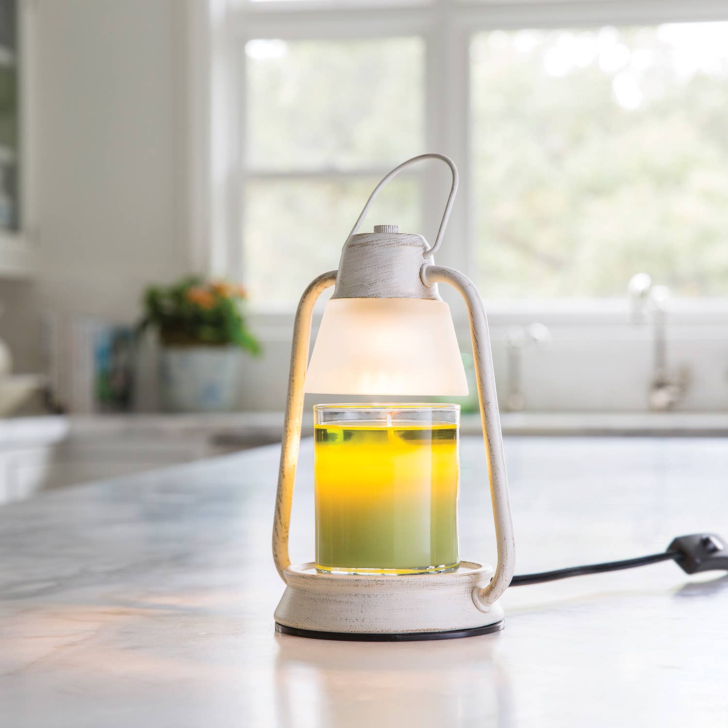 Candle Warmers Etc. Duftlampen & Kerzen - Vendita all'ingrosso Scaldacera - CANDLE WARMERS® Lanterna per piccole candele profumate, crema1