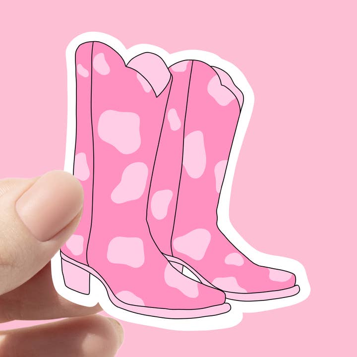 Cowgirl Boots Western Style Sticker for wholesale by Chlo Ranae Co