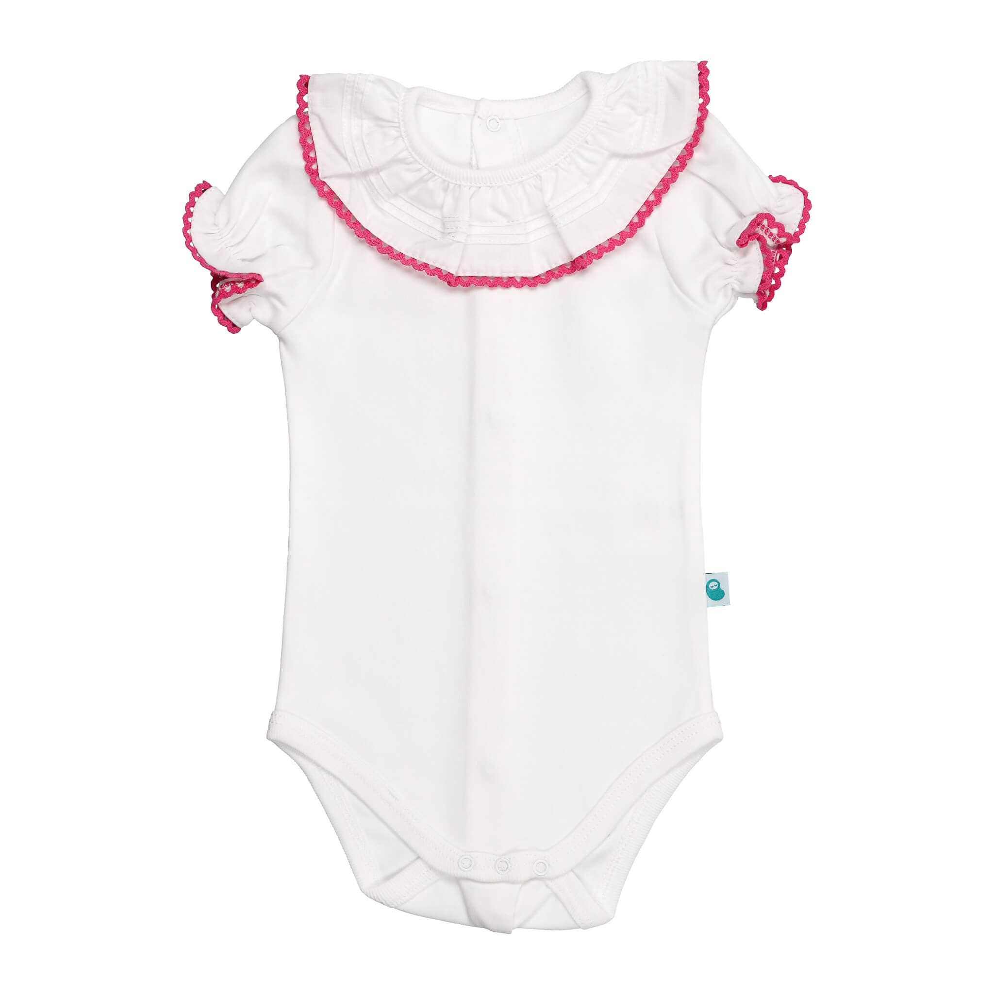 Bean Baby Clothes - Wholesale Bodysuit (Non-Footed) - Baby - Cotton Baby Bodysuit Onesie with Greek Lace Collar25