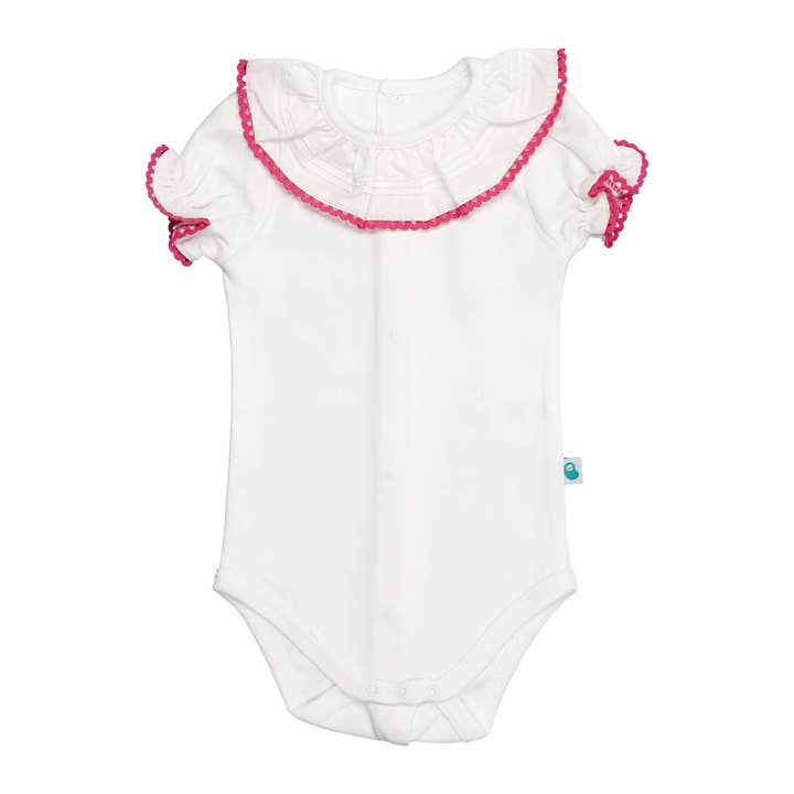Bean Baby Clothes - Wholesale Bodysuit (Non-Footed) - Baby - Cotton Baby Bodysuit Onesie with Greek Lace Collar25