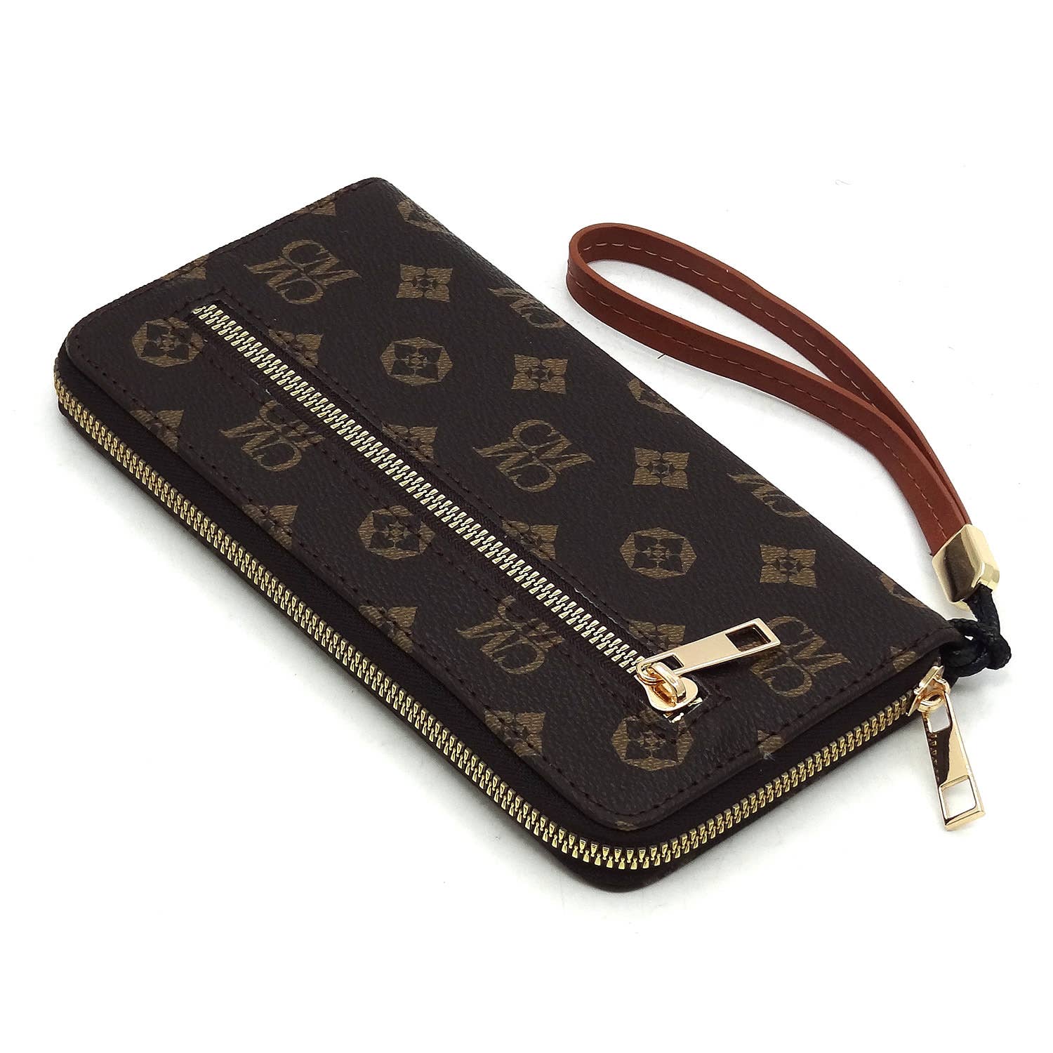 M&M HANDBAGS, LLC. - Wholesale Card Holder - Women's - CS022 Monogram Accordion Card Holder Wallet Wristlet4