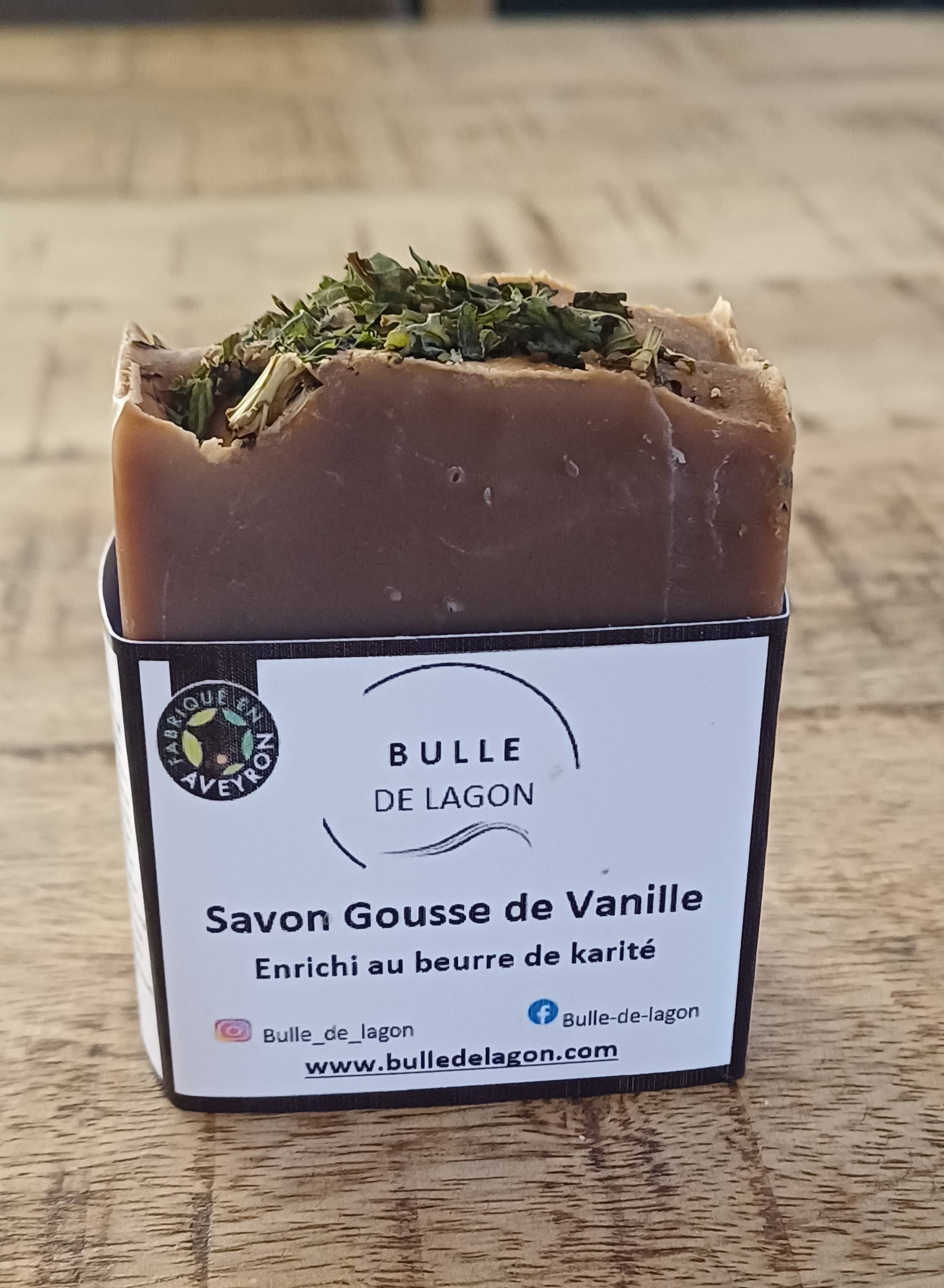 bulle de lagon - Vente Pains de savon - Savon Gousse de Vanille